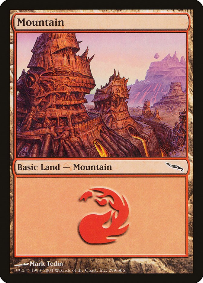 Mountain (299) - Mirrodin