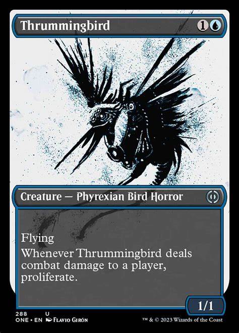 Thrummingbird (Showcase) - Phyrexia: All Will Be One