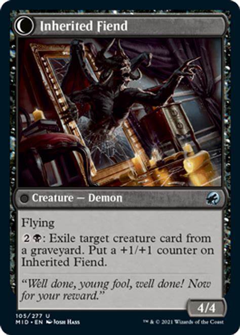 Heirloom Mirror // Inherited Fiend - Innistrad Midnight Hunt