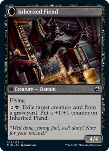 Heirloom Mirror // Inherited Fiend - Innistrad Midnight Hunt