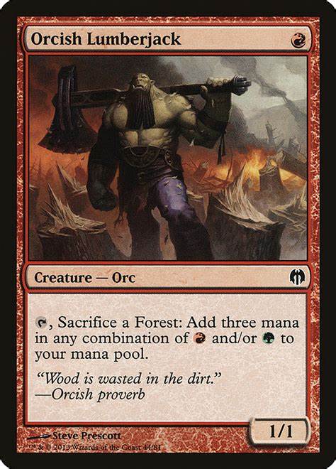 Orcish Lumberjack - Duel Decks: Heroes vs. Monsters
