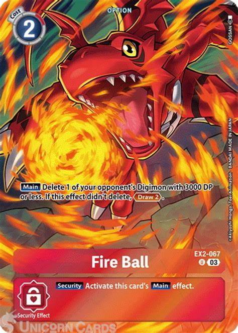 Fire Ball (Bonus Pack) - Starter Deck 17: Double Typhoon Advanced Deck Set (Holo)