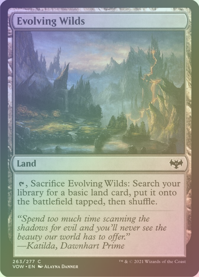 Evolving Wilds - Innistrad: Crimson Vow