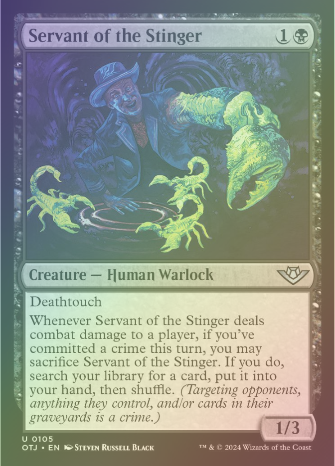 Servant of the Stinger - Outlaws of Thunder Junction (Holo)