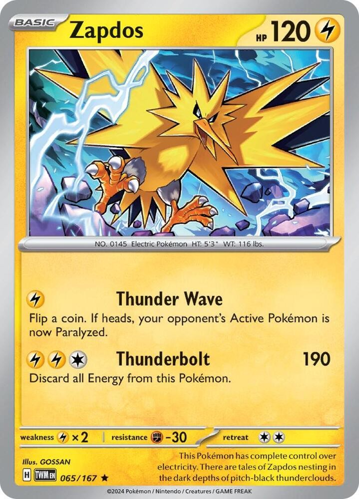 Zapdos - Twilight Masquerade (Holo)