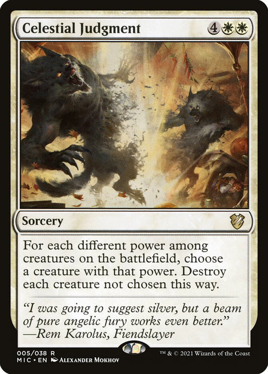 Celestial Judgment - Commander: Innistrad Midnight Hunt