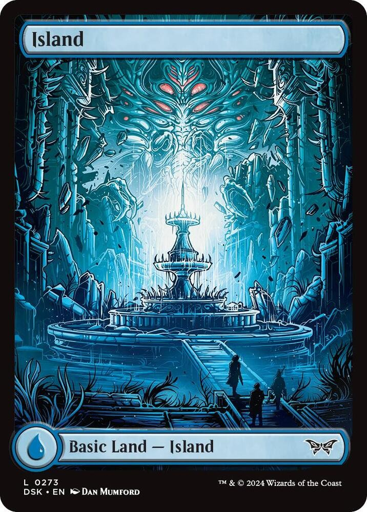 Island (273) - Full Art - Duskmourn: House of Horror