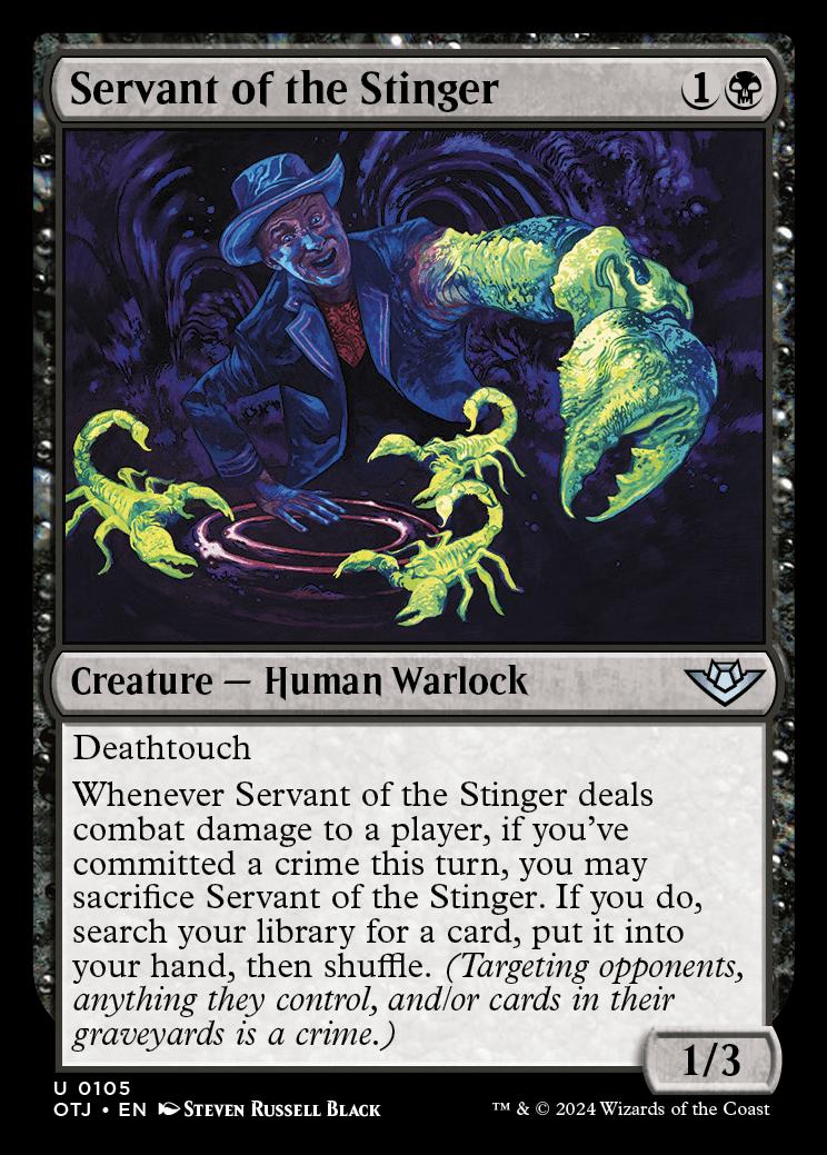 Servant of the Stinger - Outlaws of Thunder Junction (Holo)