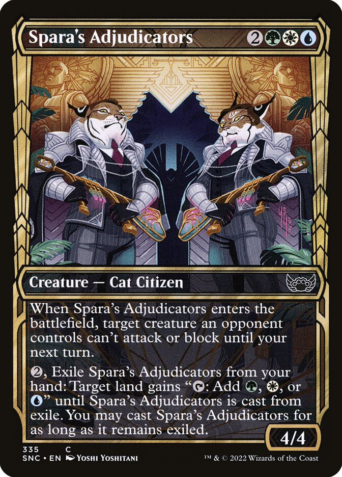 Spara's Adjudicators (Gilded Foil) - Streets of New Capenna