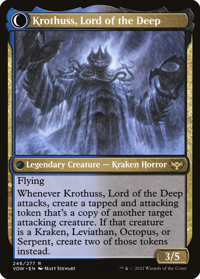 Runo Stromkirk // Krothuss, Lord of the Deep - Innistrad: Crimson Vow (Holo)