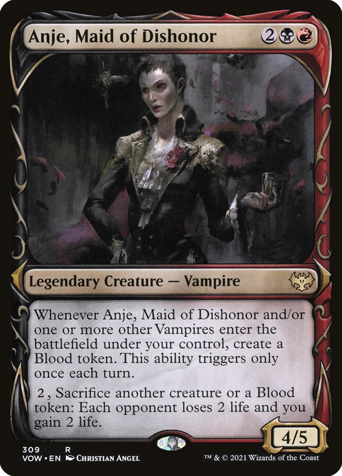 Anje, Maid of Dishonor (Showcase) - Innistrad: Crimson Vow